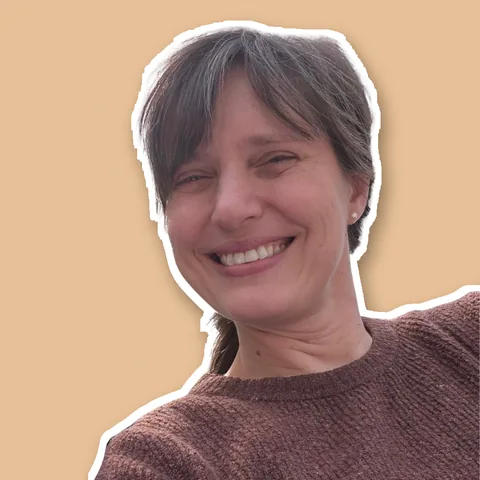 Amanda, smiling